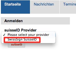 SuisseID Plone Select Provider